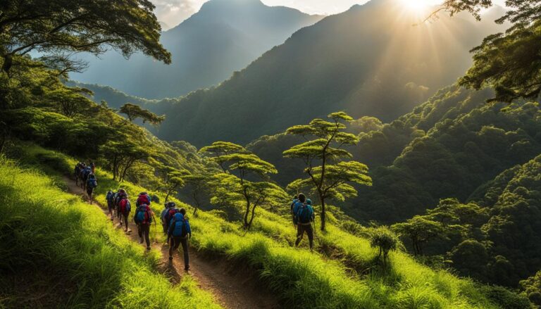 Taichung hiking and trekking trails in Dakeng Mountain and Dadu Mountain
