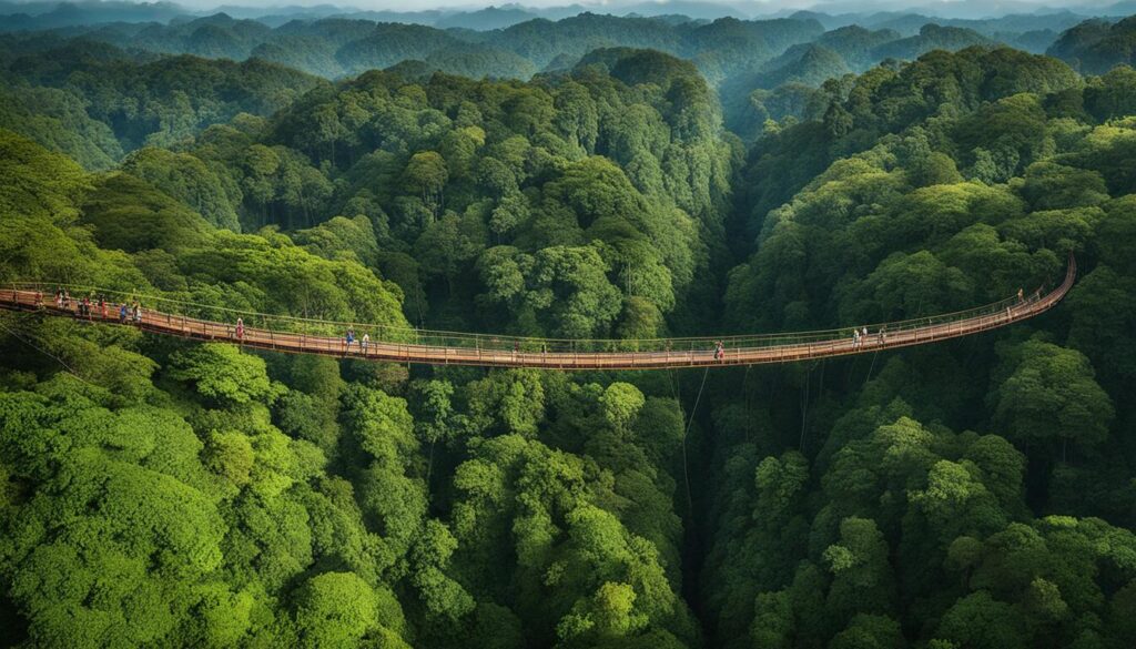 Taman Negara canopy walk Taman Negara canopy walk