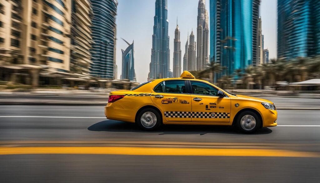 Taxis in Dubai Taxis in Dubai