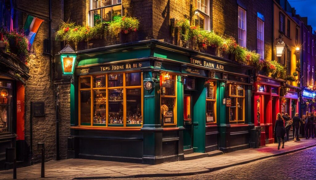 Temple Bar District Dublin Nightlife Temple Bar District Dublin Nightlife