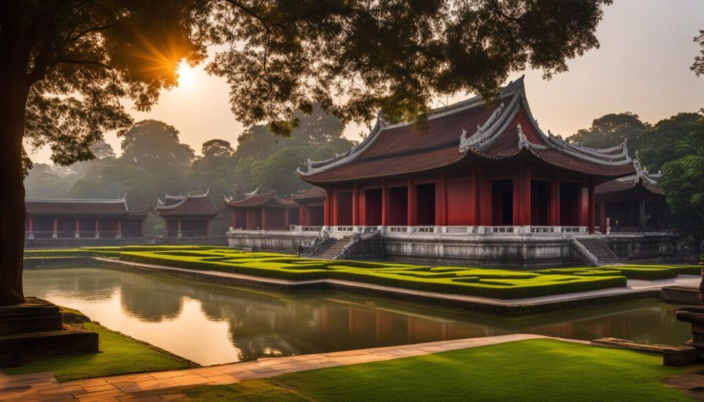 Temple of Literature in Hanoi Temple of Literature in Hanoi