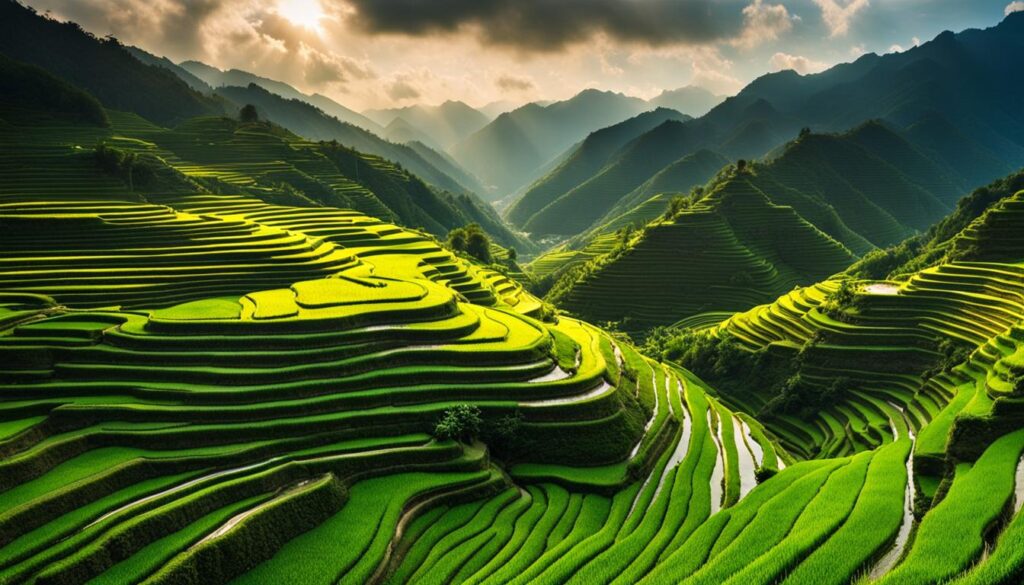 Terraced Rice Fields in Longsheng Terraced Rice Fields in Longsheng