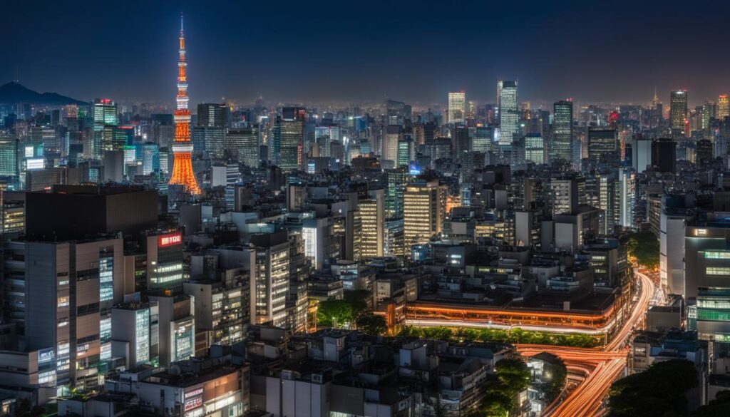 Tokyo skyline Tokyo skyline