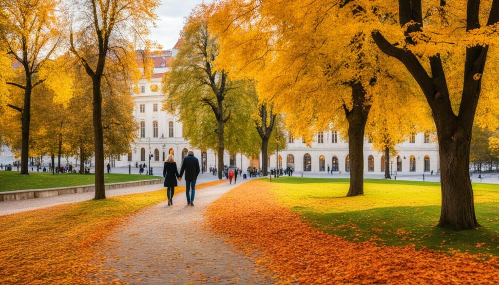 Vienna during autumn Vienna during autumn