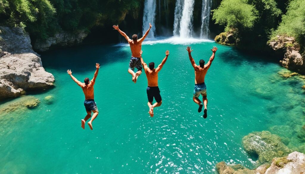 activities at hidden waterfalls in Antalya photo activities at hidden waterfalls in Antalya photo