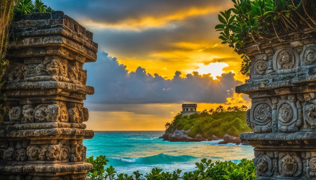 ancient Mayan ruins in Tulum ancient Mayan ruins in Tulum