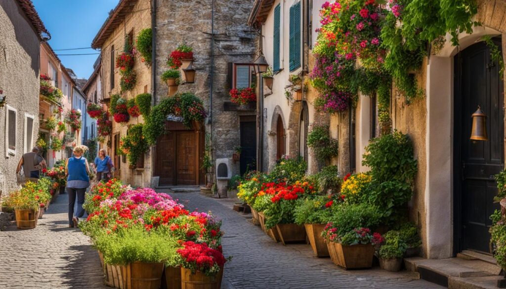 charming village in France charming village in France