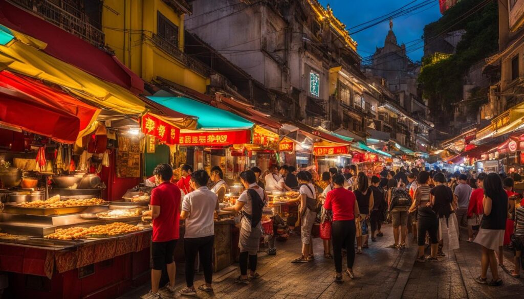 famous food streets in Macau famous food streets in Macau