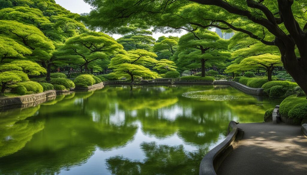peaceful green spaces in Tokyo peaceful green spaces in Tokyo