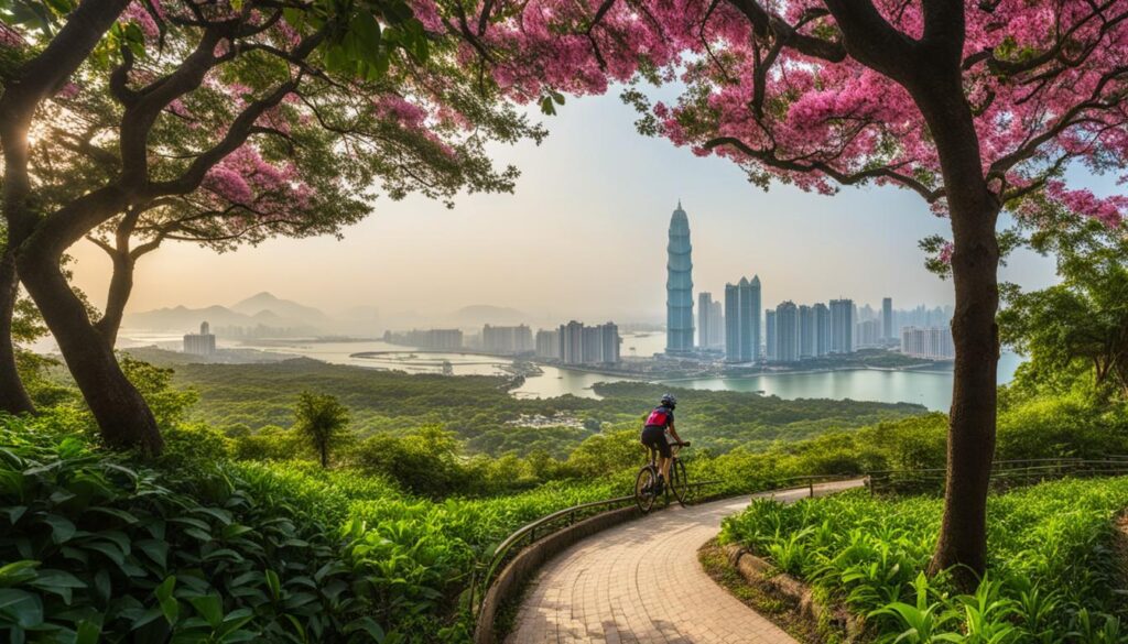 scenic bike trails Macau scenic bike trails Macau