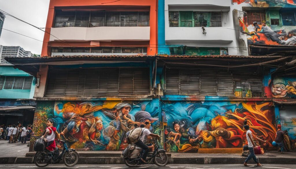 street art in Kuala Lumpur street art in Kuala Lumpur