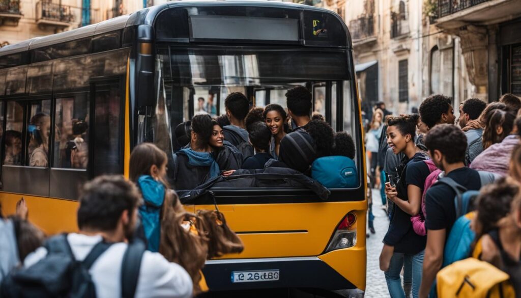 using public transport in Spain using public transport in Spain