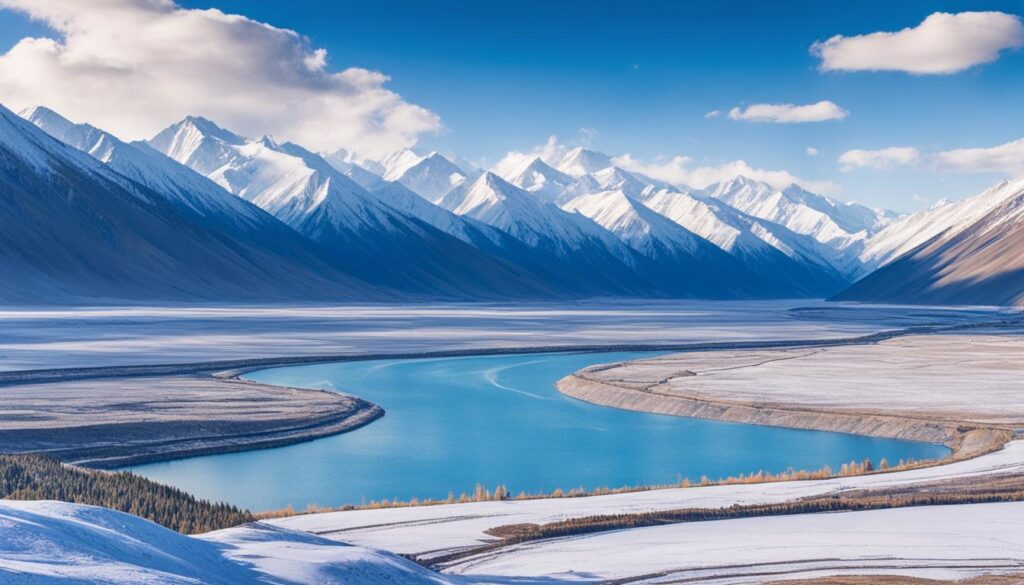 Altai Mountains in Xinjiang, China Altai Mountains in Xinjiang, China