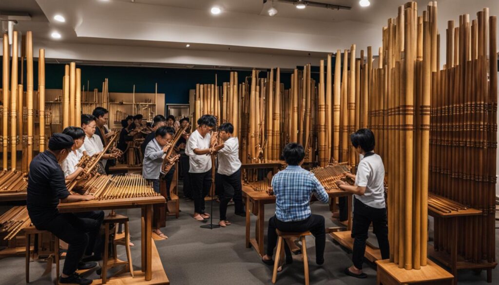 Angklung workshops in Bandung Angklung workshops in Bandung
