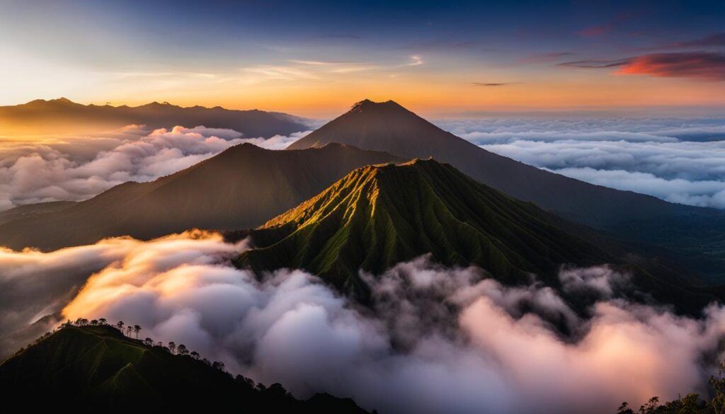 Bali volcano tours from above Bali volcano tours from above