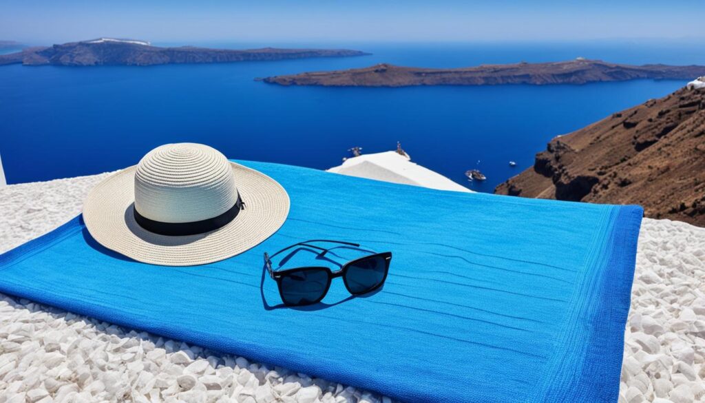 Beach essentials for Santorini Beach essentials for Santorini