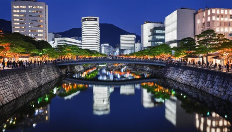 Best way to experience Hiroshima's modern culture and nightlife?