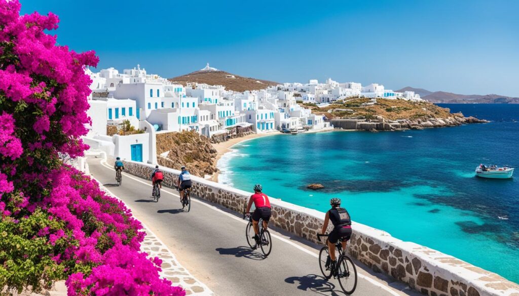 Biking in Mykonos Biking in Mykonos