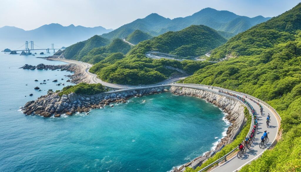 Busan bike trails Busan bike trails