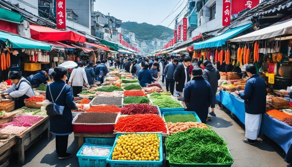 Busan traditional market Busan traditional market