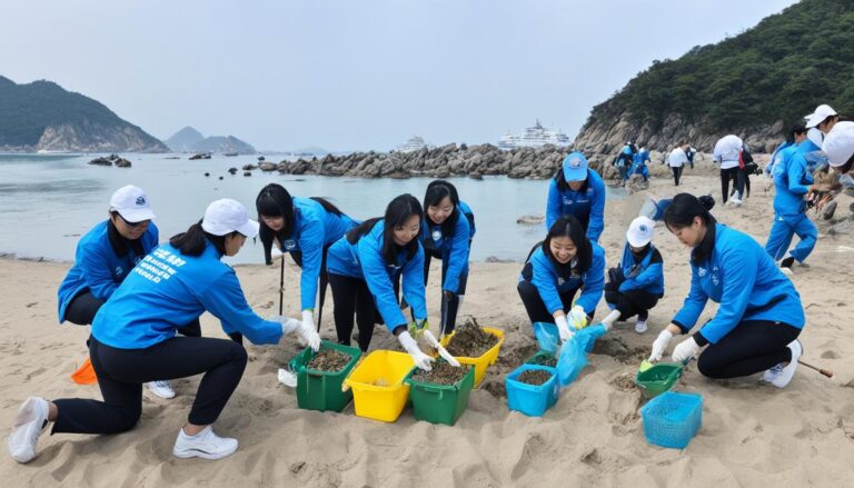 Busan volunteer opportunities at marine conservation projects or animal shelters