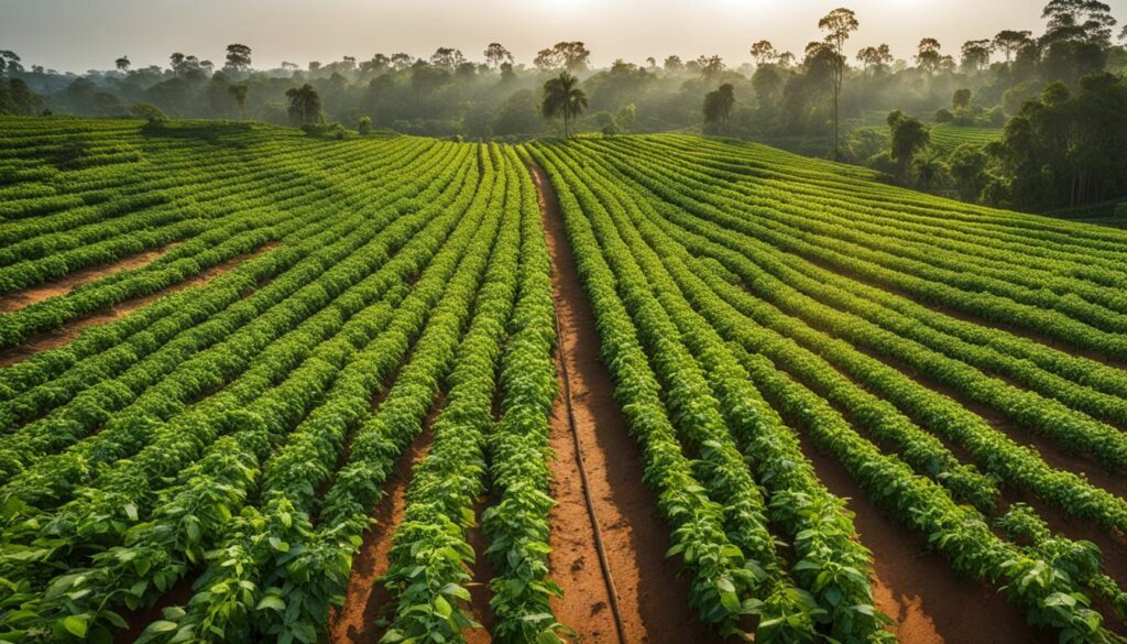 Cambodian pepper plantations Cambodian pepper plantations
