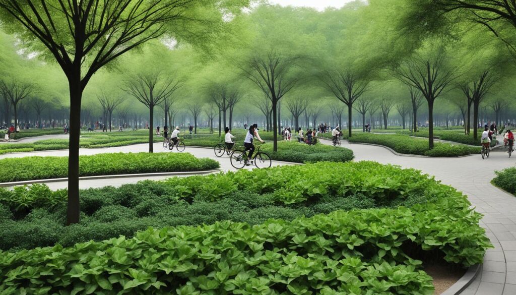 Century Park in Shanghai Century Park in Shanghai