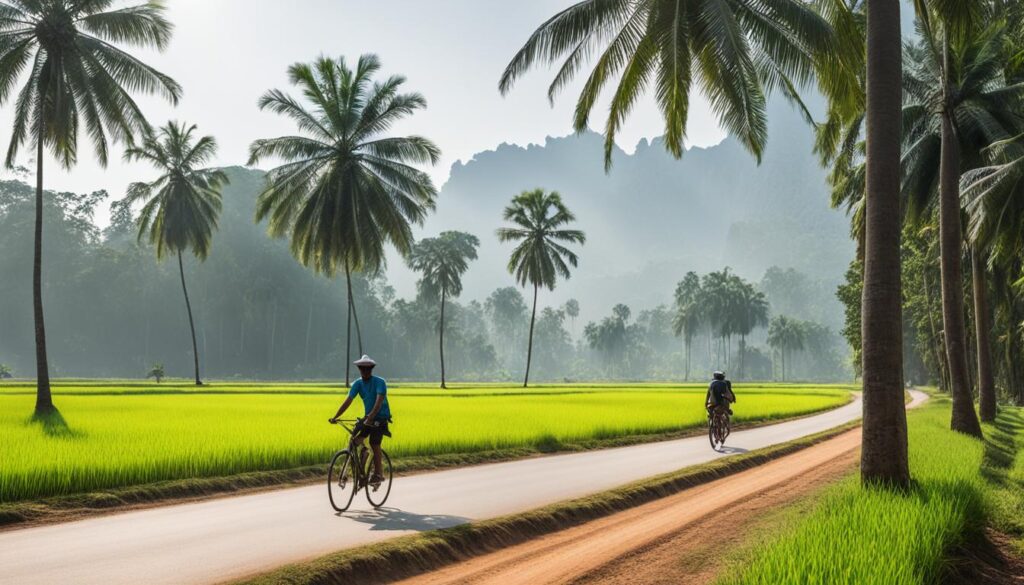 Cycling routes in Cambodia Cycling routes in Cambodia