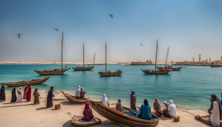 Dammam traditional water sports and boat tours on the Arabian Gulf
