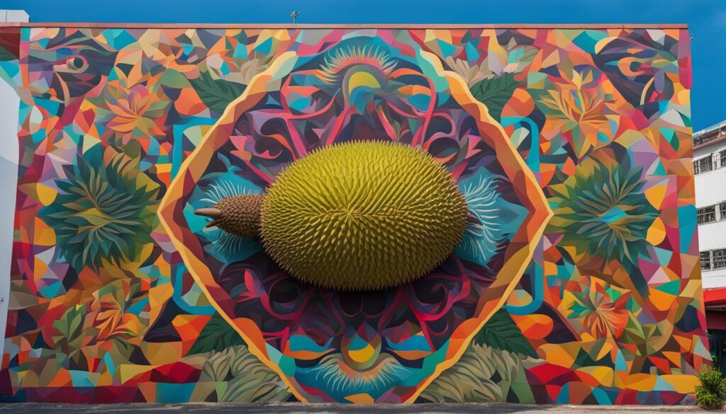 Durian Roundabout Street Art Durian Roundabout Street Art