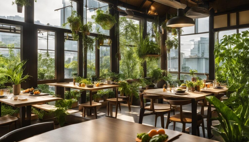 Eco-friendly dining Eco-friendly dining