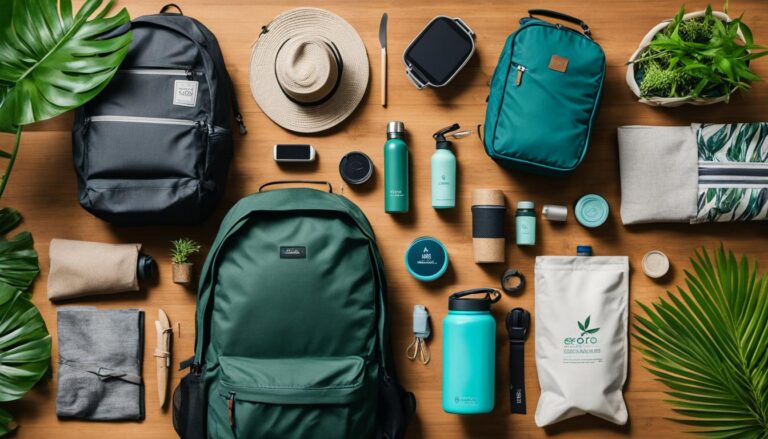 Eco-friendly travel gear