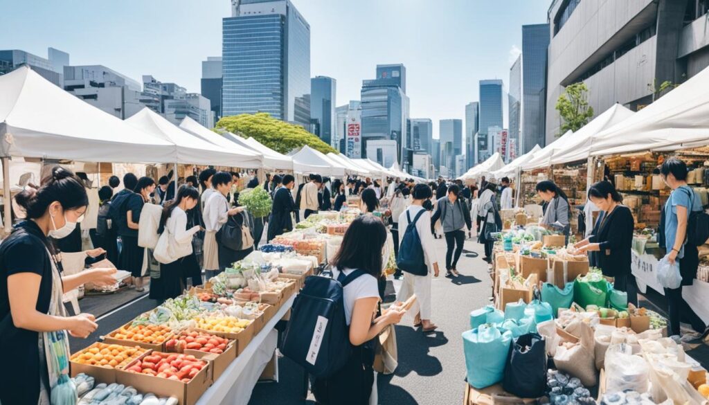 Environmentally friendly shopping in Osaka Environmentally friendly shopping in Osaka