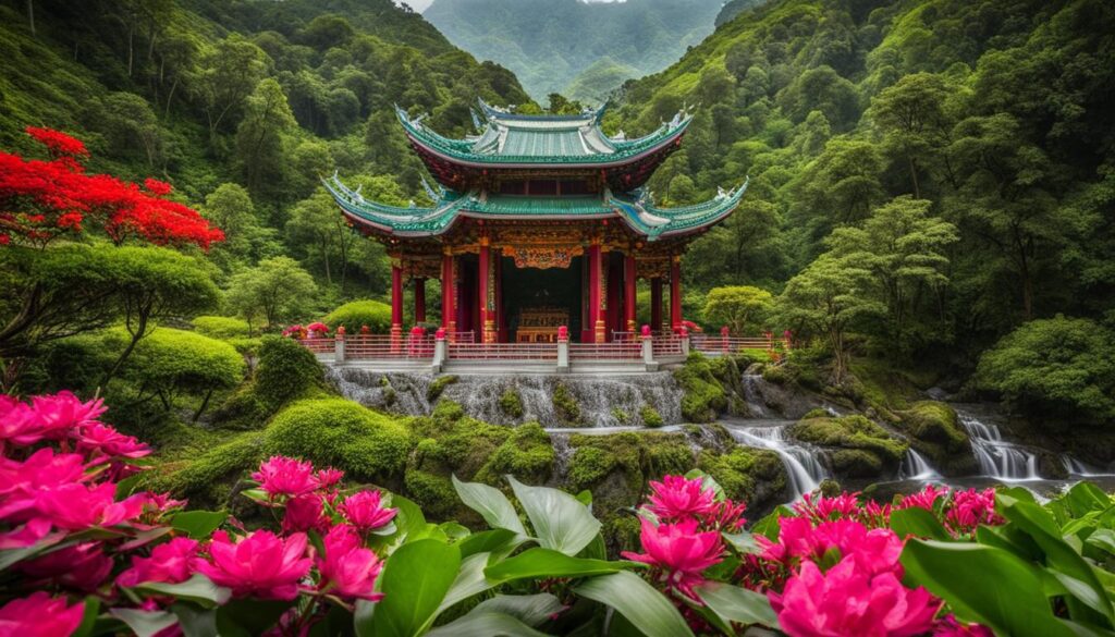 Eternal Spring Shrine in Hualien County, Taiwan Eternal Spring Shrine in Hualien County, Taiwan