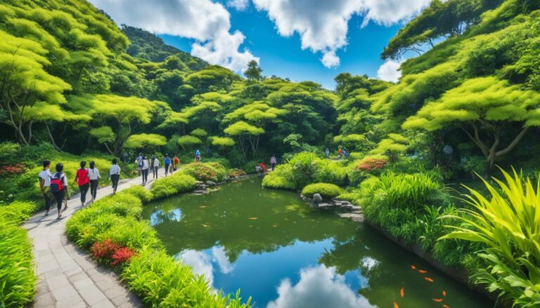 Exploring the city's green spaces like Hon Chong Promontory