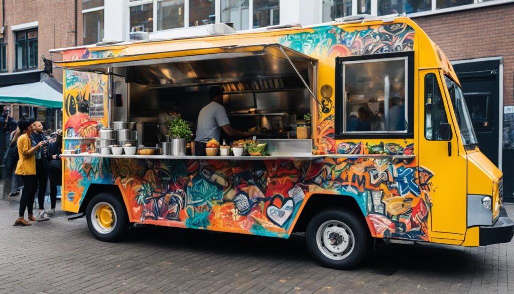 Food truck in Rotterdam Food truck in Rotterdam