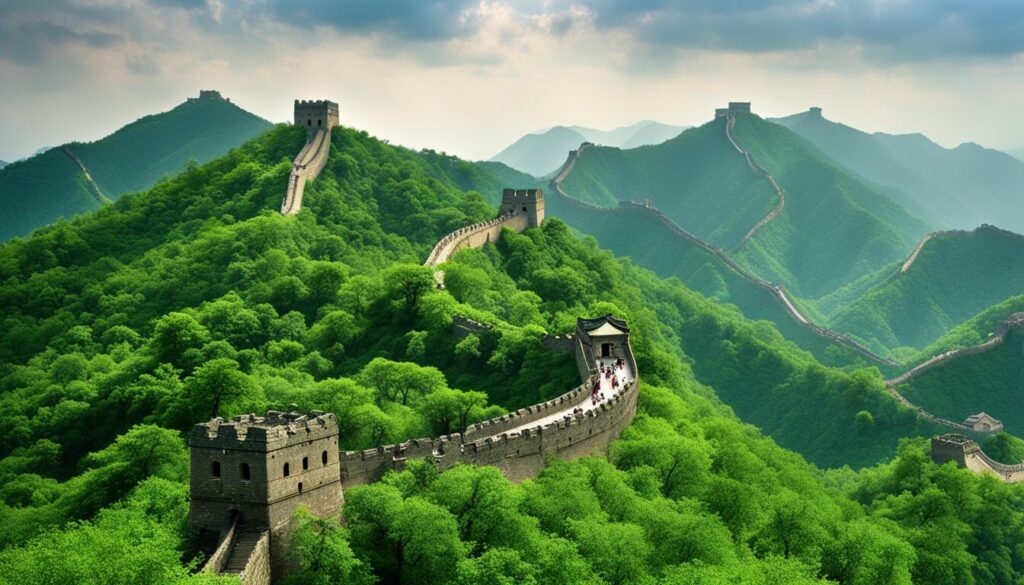 Great Wall of China at Mutianyu Great Wall of China at Mutianyu