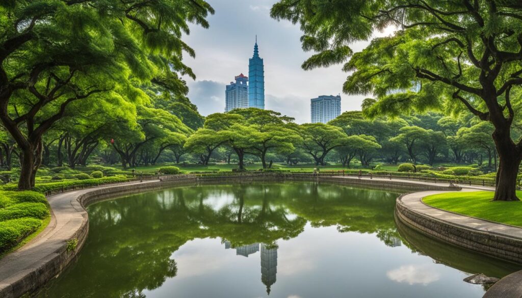 Green Spaces in Taipei Green Spaces in Taipei