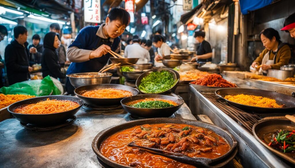 Gwangjang Market street food Gwangjang Market street food