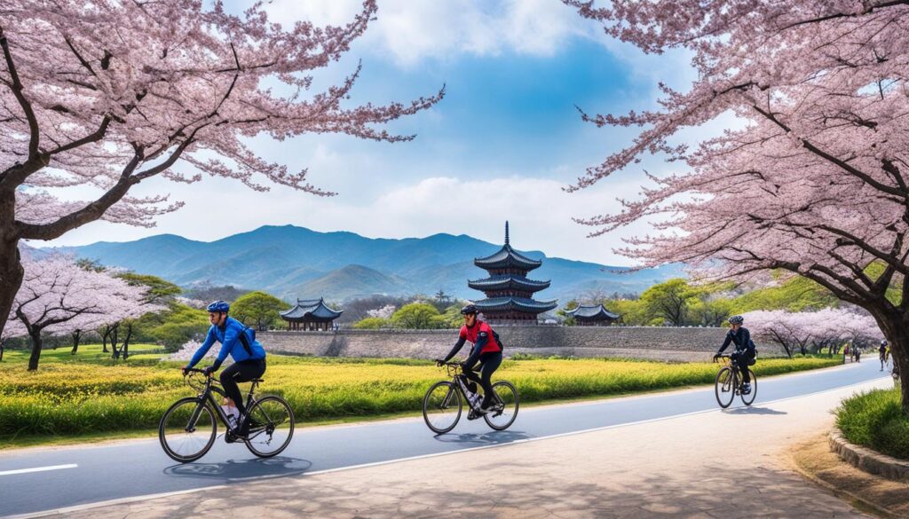 Gyeongju heritage on bikes Gyeongju heritage on bikes