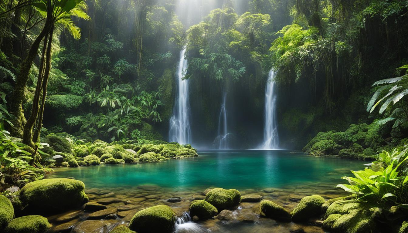 Hidden waterfalls in Vietnam