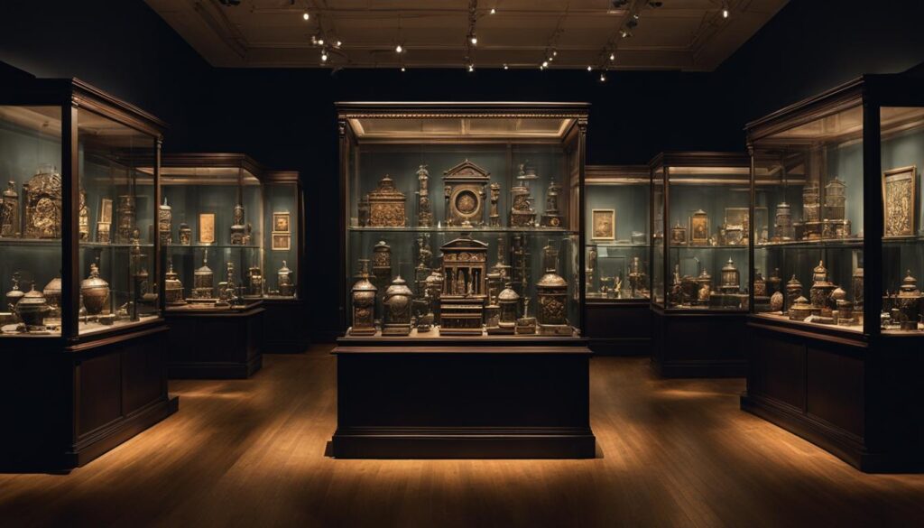 Historical artifact in a museum Historical artifact in a museum
