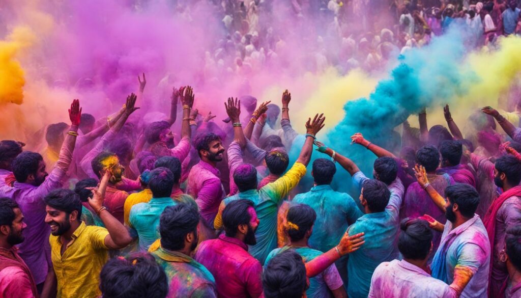 Holi festival in India Holi festival in India