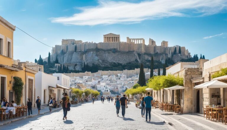 How can I avoid the crowds at the Acropolis?