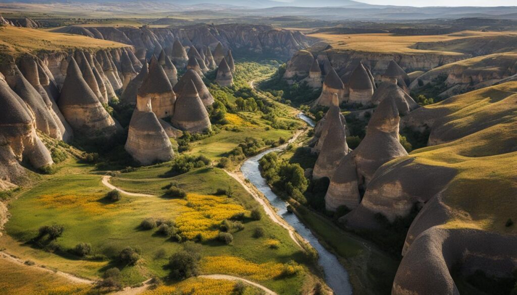 Ihlara Valley natural landscapes near Cappadocia Ihlara Valley natural landscapes near Cappadocia