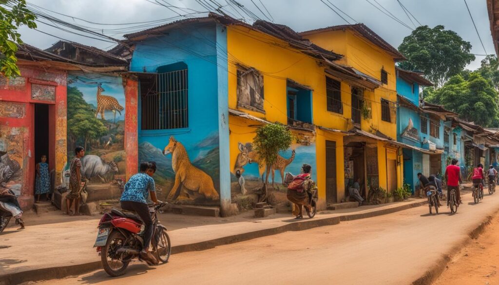 Kandal Village murals guide Kandal Village murals guide
