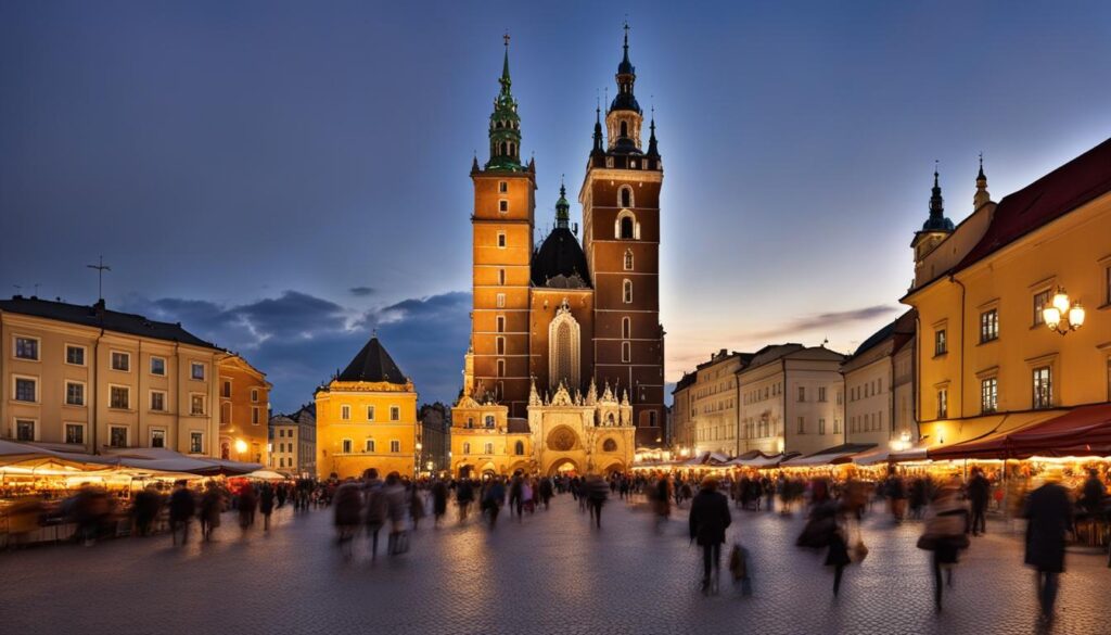 Krakow main square Krakow main square