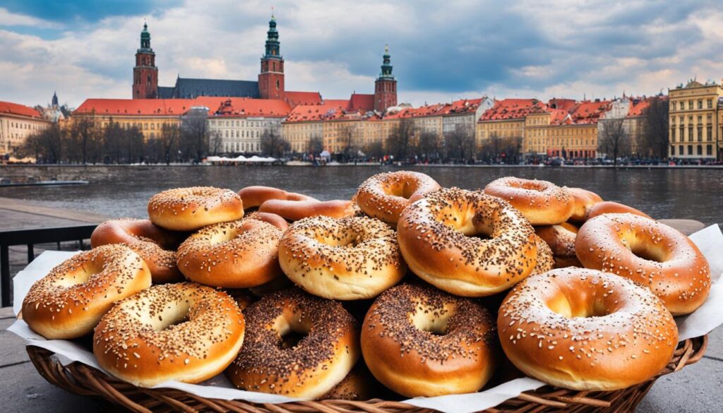 Krakow's obwarzanek bagels Krakow's obwarzanek bagels
