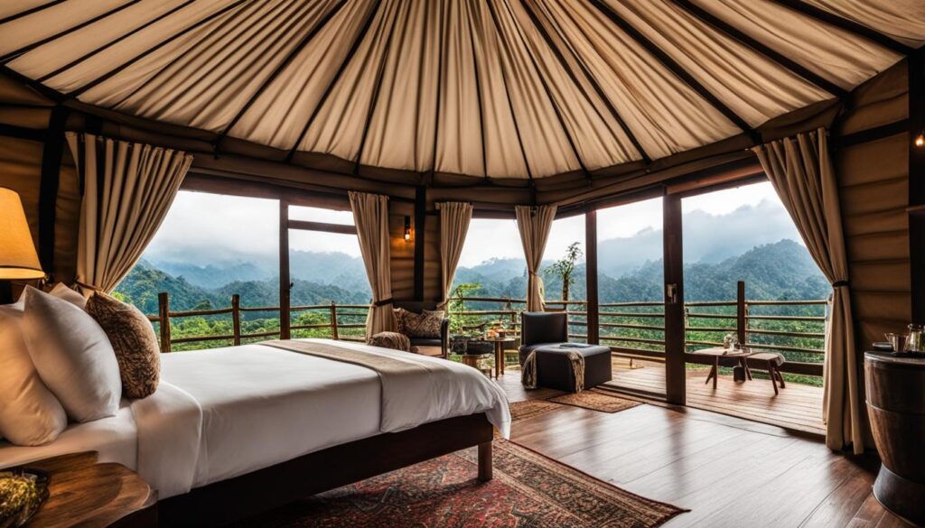 Luxury Glamping Tent in Bandung Luxury Glamping Tent in Bandung