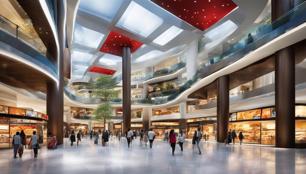 Modern shopping centers Modern shopping centers